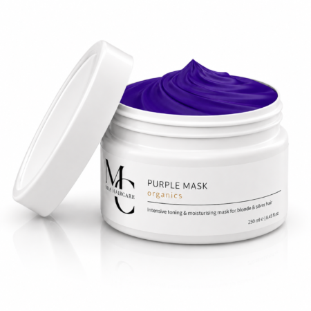 Mia Haircare Vegan organic Australian made Purple mask.